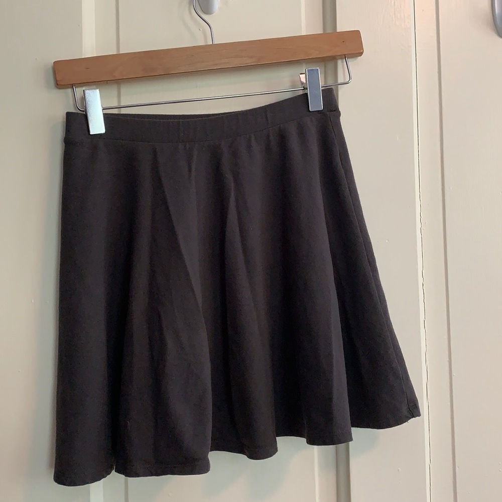 Gray Skater Skirt